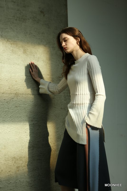 WIDE CUFFS LONG PULLOVER [SALE 20%]