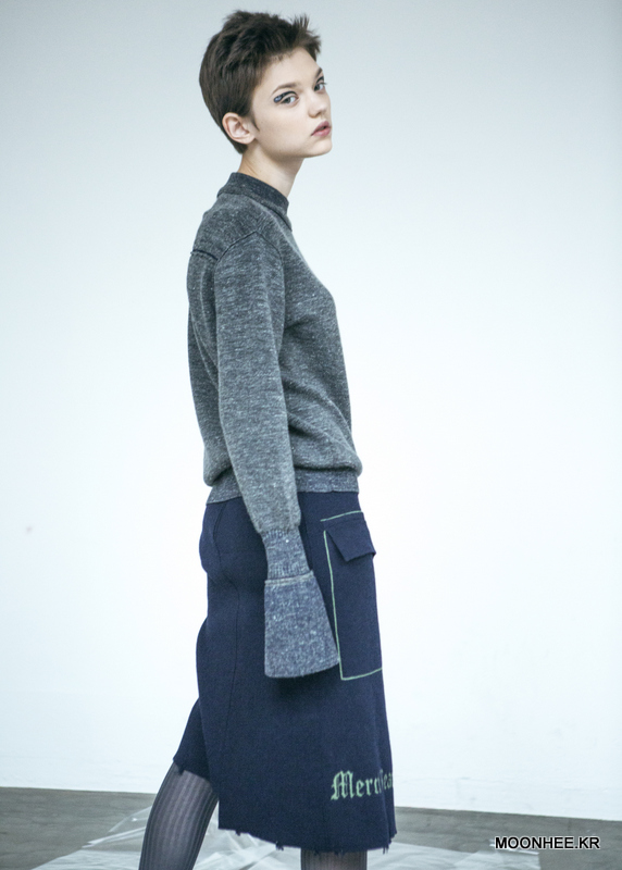 Bell Cuffs Sweater[GREY]