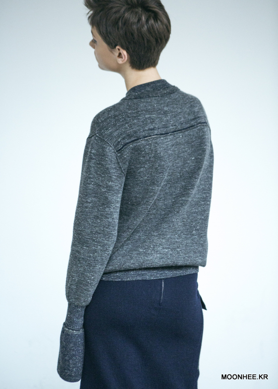 Bell Cuffs Sweater[GREY]